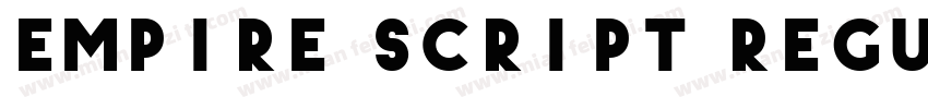 Empire Script Regular字体转换
